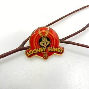 Warner Bros. Looney Tunes Bugs Bunny Tie Tack Pin Brooch Vintage 90's